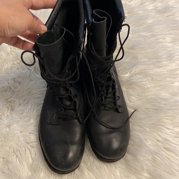 WELLCO Combat Man 🥾 size 12 1/2 R in very good condition real leather - Picture 10 of 16